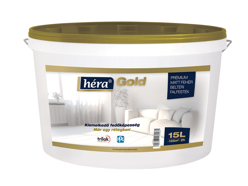 Héra Gold beltéri falfesték