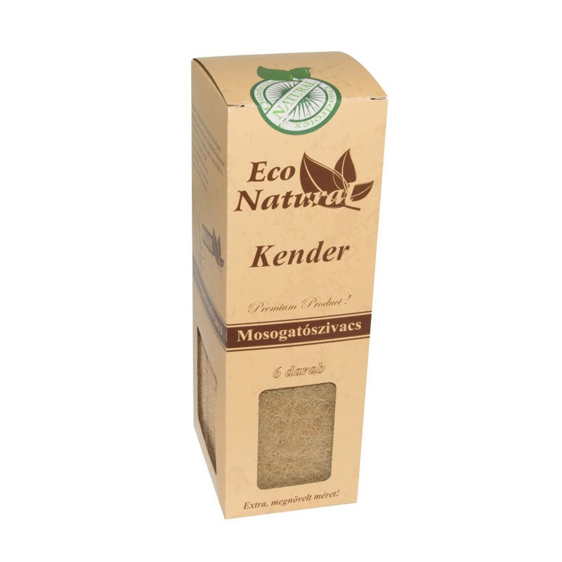 Mosogatószivacs kender 6db Eco Natural