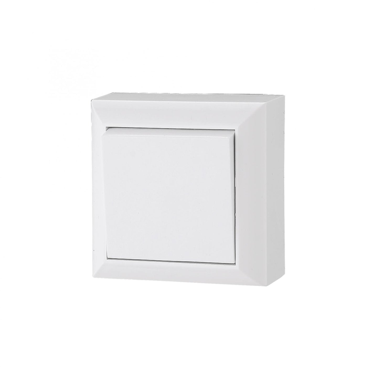 GAO 0323H Business Line IP20 nyomókapcsoló, beltéri, 230 V~ / 50 Hz / 10 A, fehér