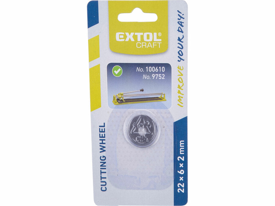 Extol Csempevágó vágókerék, 22x6x2mm
