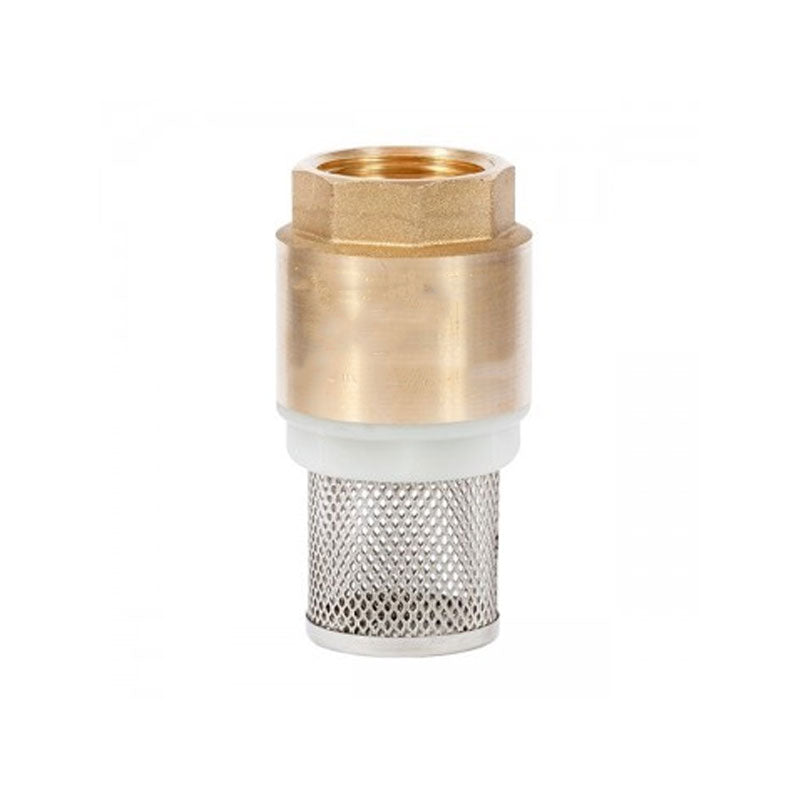 Lábszelep inox szűrővel műanyag tányérral 5/4" 55