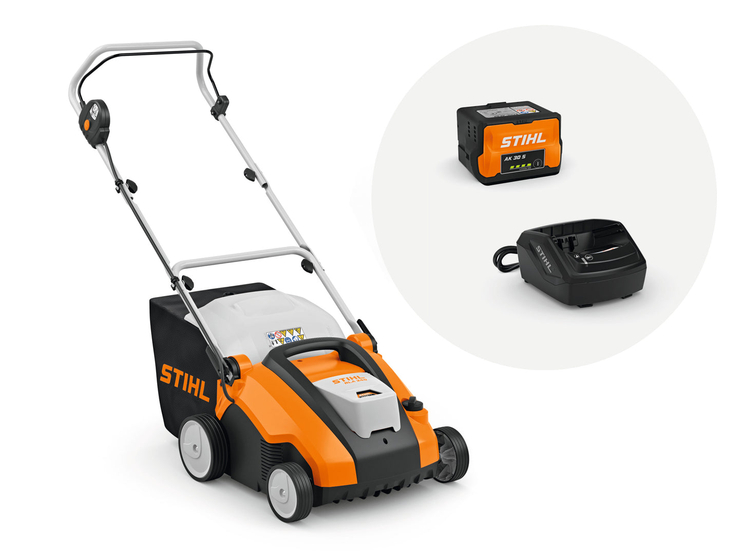 Stihl RLA 240 (AK 30 akkuval és AL 101 töltővel) - Gyepszellőztető