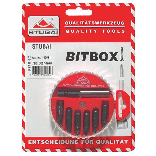 STUBAI Csavarhúzó betét készlet ált. S B-kartonon