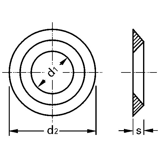 Berner Rozetta süllyesztett fejű faszerkezeti csavarokhoz