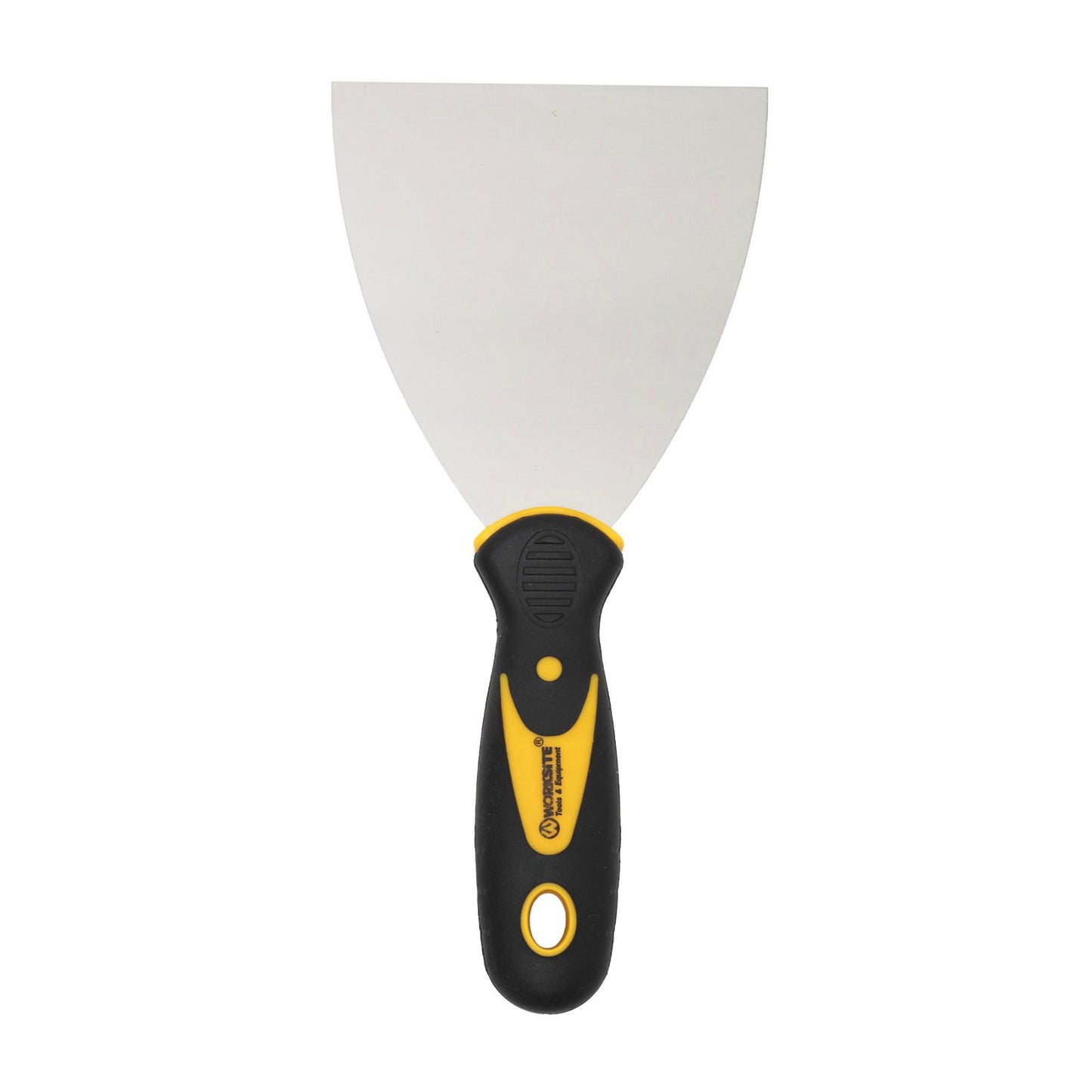 WORKSITE WT3140 nagy spatula, 100mm, rozsdamentes acél, profi gumi markolat