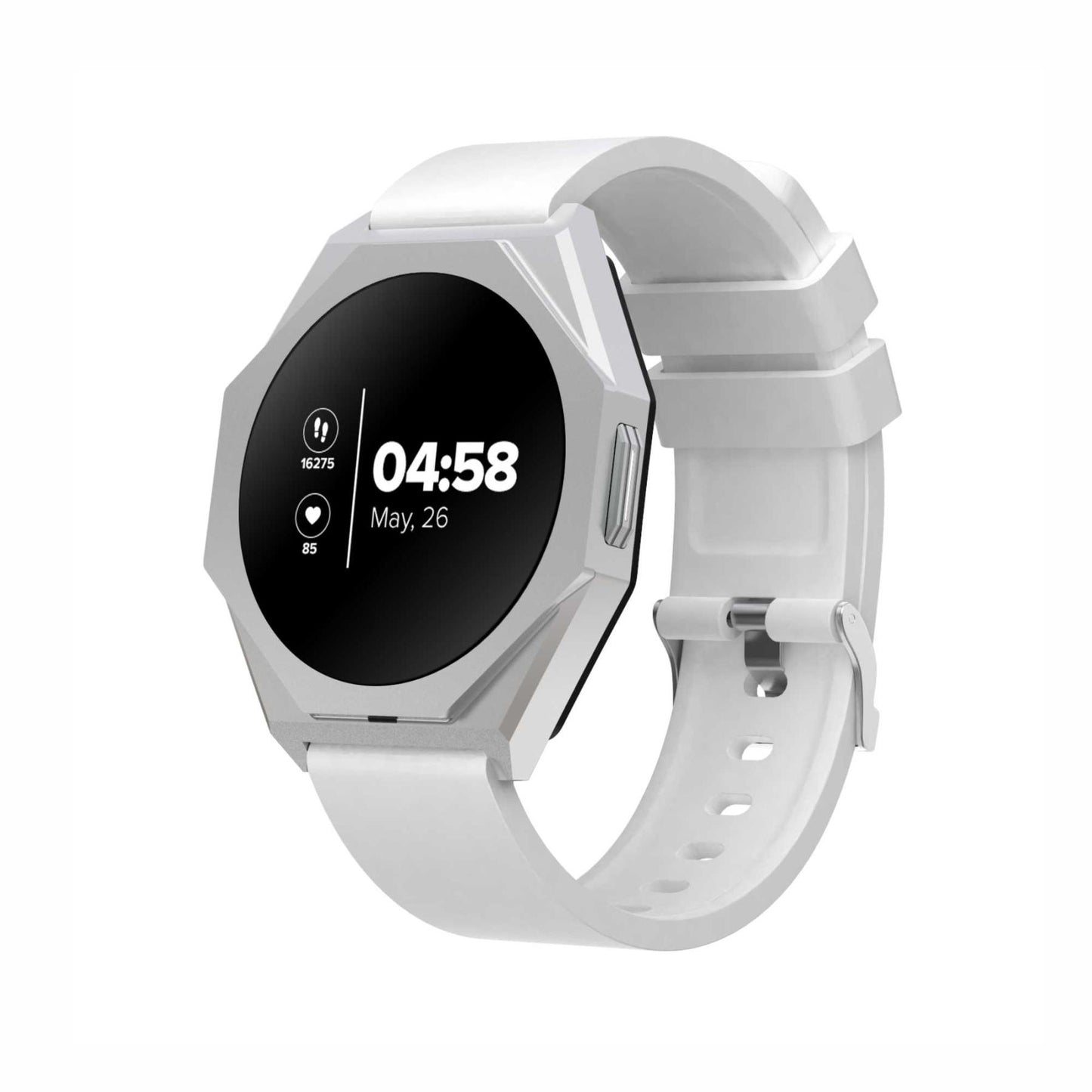 CANYON CNS-SW86SS Otto okosóra, 1,3” IPS kijelző, IP68, iOS és Android kompatibilis, magyar nyelv, ezüst