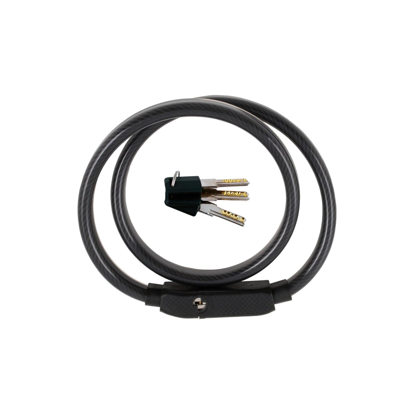 STANLEY S741-161 fényvisszaverős kulcskábeles kerékpár zár, 3 kulcsos, 1200 mm hosszúság