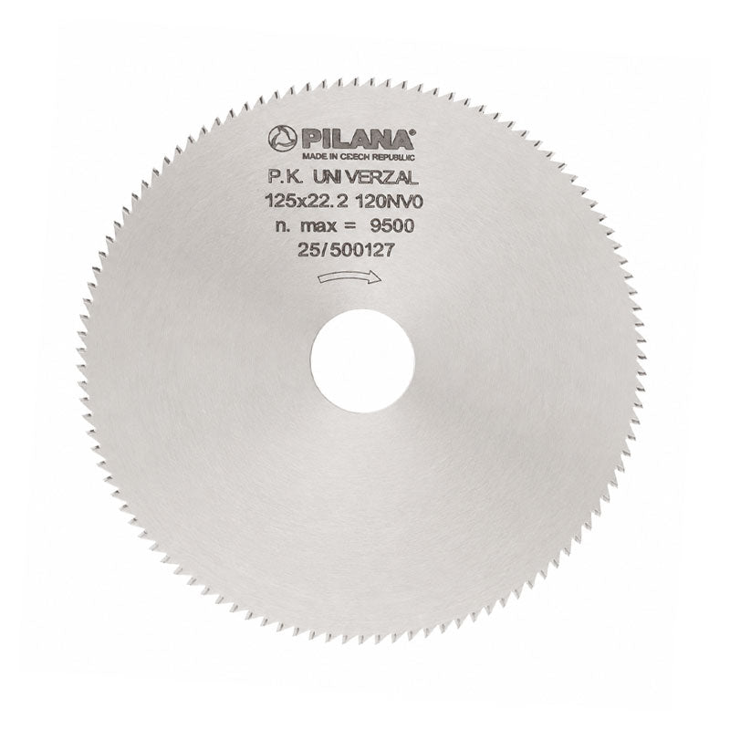 Körfűrészlap 125/22,2mm 120 fogú Pilana