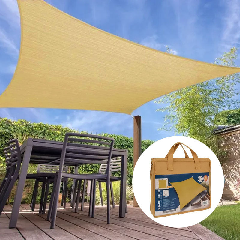 Napvitorla négyzet alakú 3x3m okkersárga