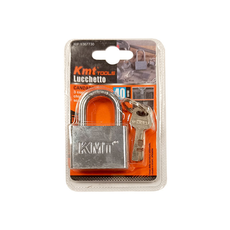 Lakat fém 40mm 3 kulcsos KMT (6db/karton)