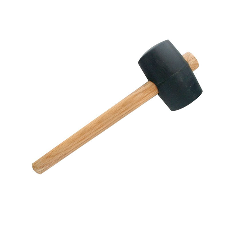Gumikalapács 60mm 450gr fekete fa nyéllel Strend Pro