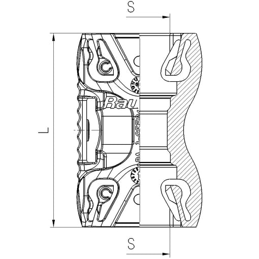 Berner Egyenes csatlakozó