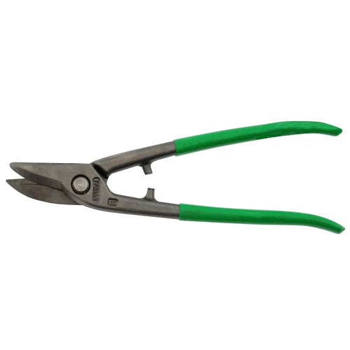 STUBAI Íves lemezolló jobbos 250mm (Körkivágó) PVC zöld nyéllel