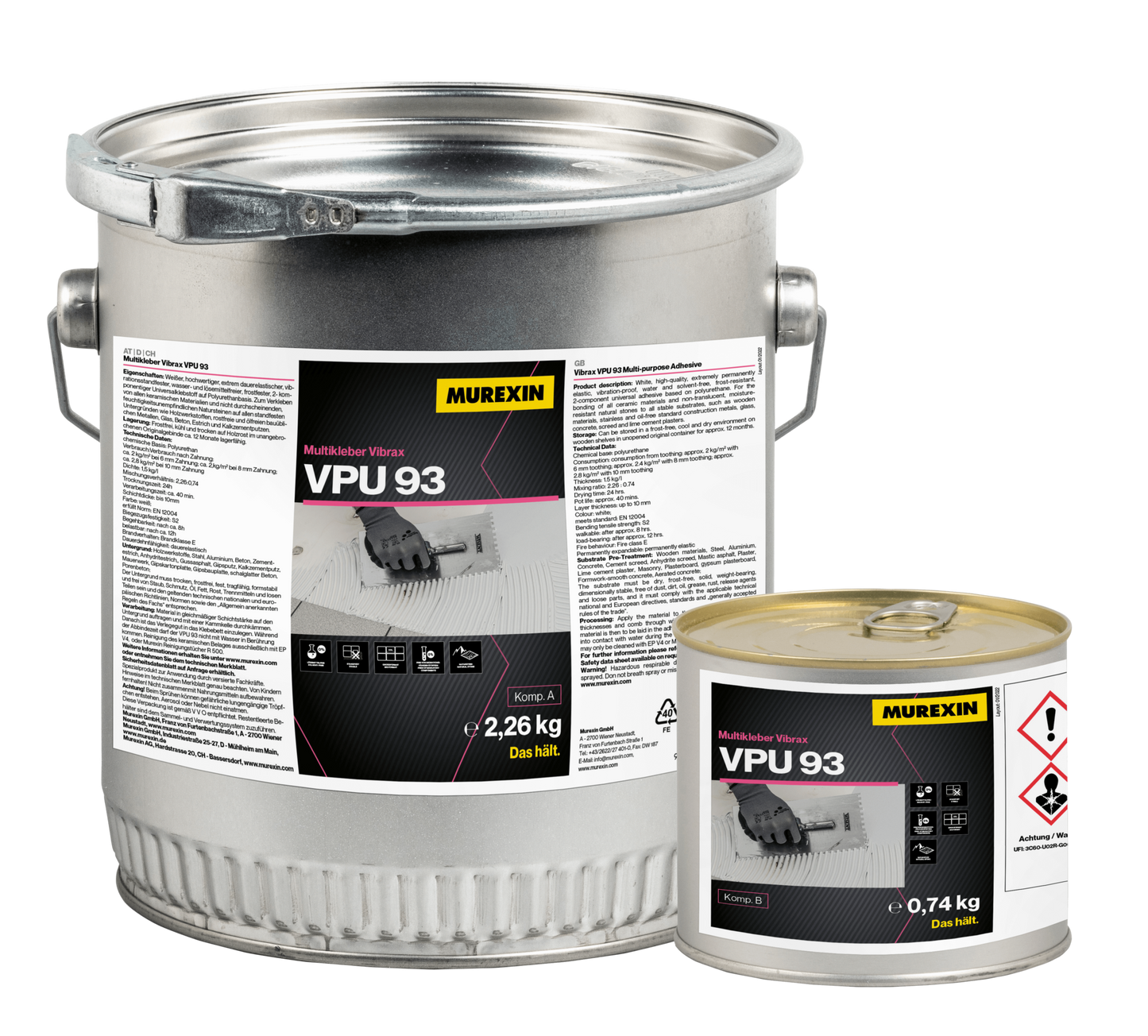 Murexin VPU 93 Vibrax Multifunkciós ragasztó