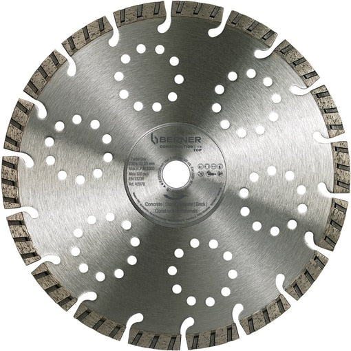 Berner Gyémánt vágókorong, univerzális, turbó CONSTRUCTIONline Top