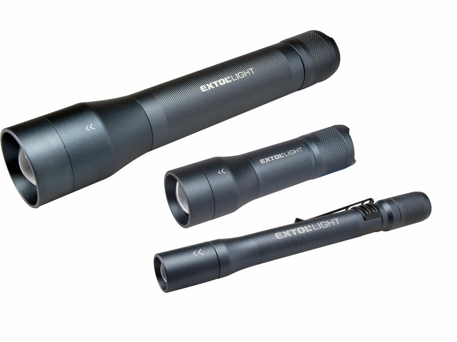 Extol LED lámpa, zoom, 100Lm,ALU ház, CREE XPG