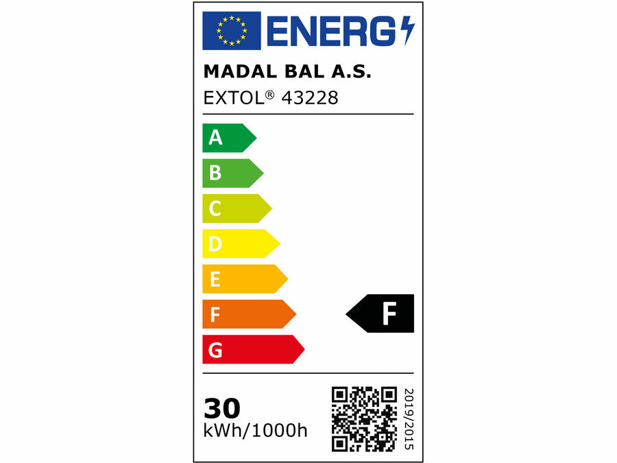 Extol LED lámpa, falra szerelhető reflektor, 3200 Lm