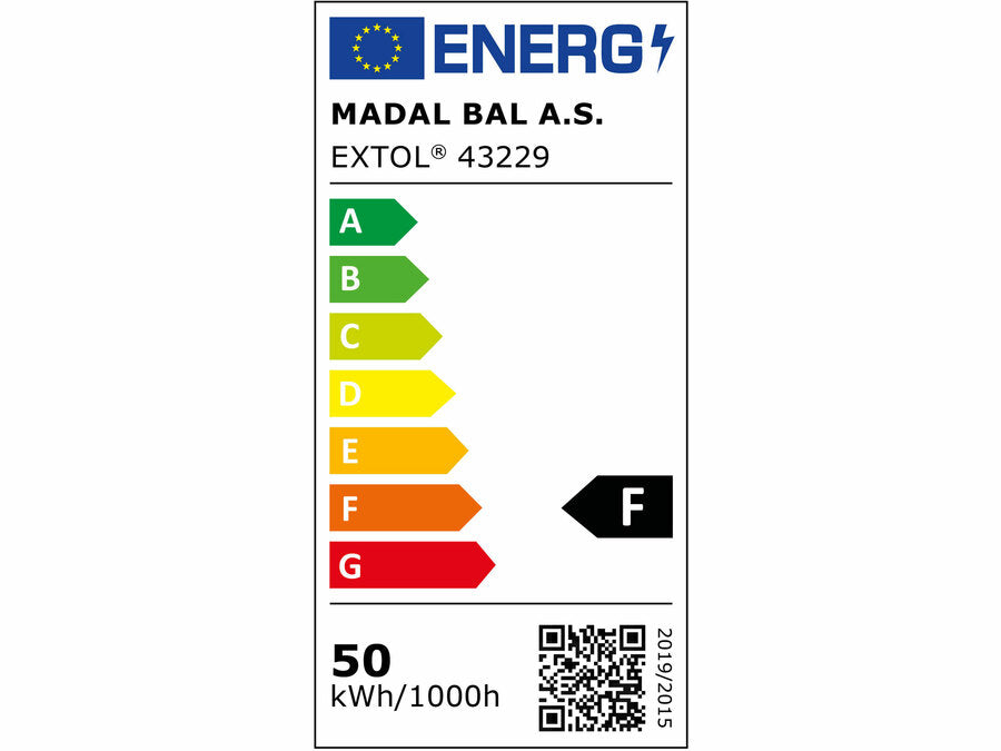 Extol LED lámpa, falra szerelhető reflektor, 4500 Lm