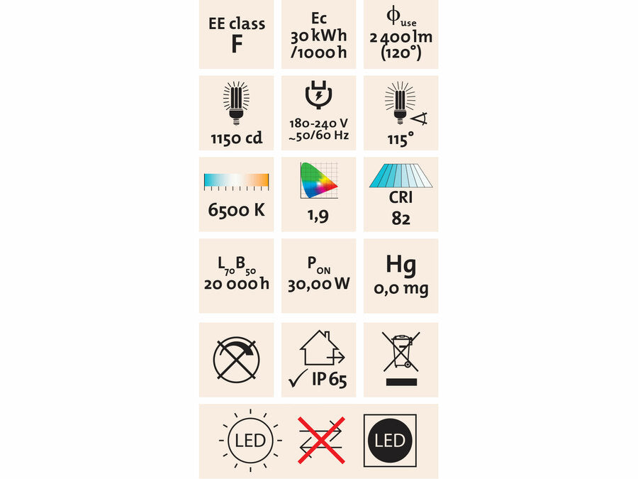 Extol LED reflektor, 3200lm, állvánnyal