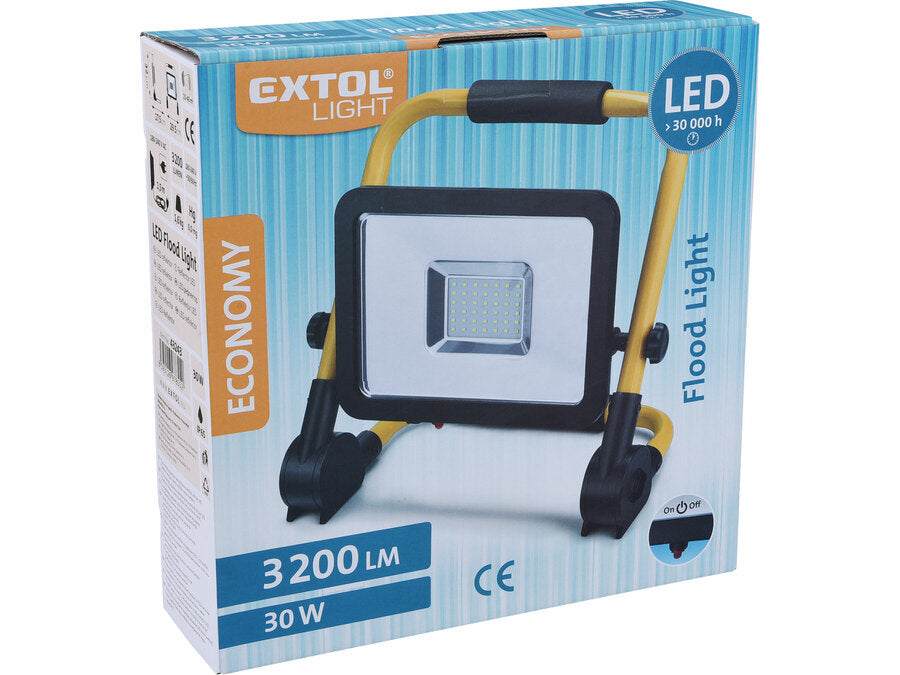 Extol LED reflektor, 3200lm, állvánnyal
