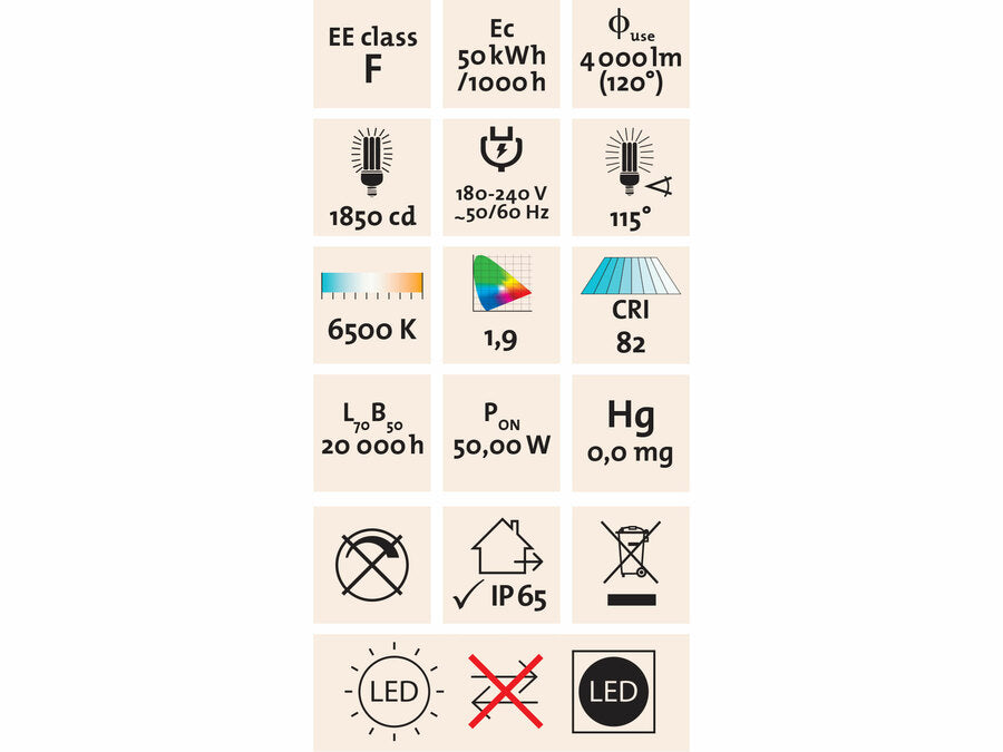 Extol LED reflektor, 4500lm, állvánnyal