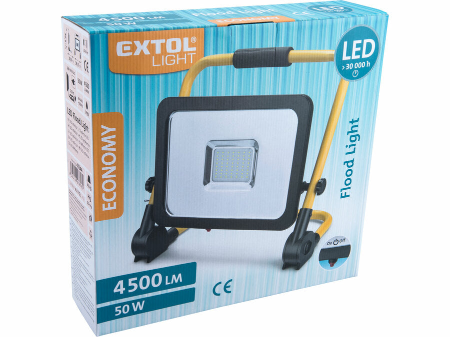 Extol LED reflektor, 4500lm, állvánnyal