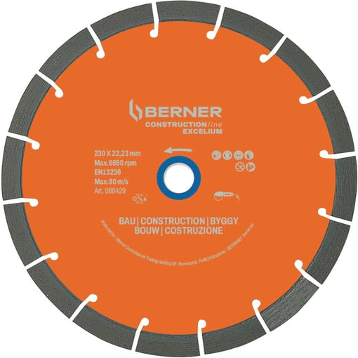 Berner Gyémánt vágókorong, univerzális, S13 Excelium CONSTRUCTIONline
