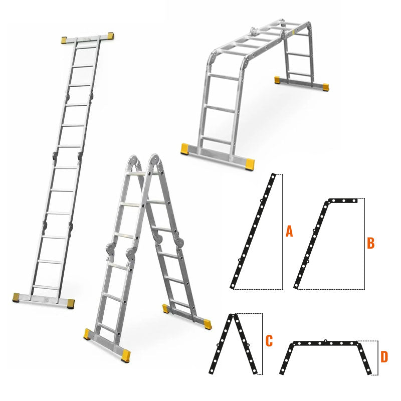 Létra alumínium 4x3 többcélú Eurostil 7 év garancia
