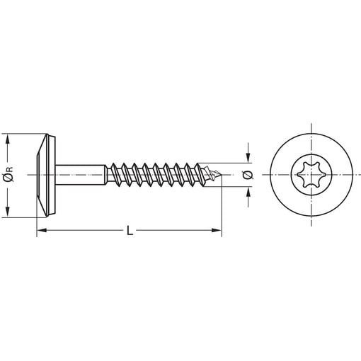 Berner Bádogoscsavar, színes fejű, Ø15 mm-es EPDM tömítőkoronggal