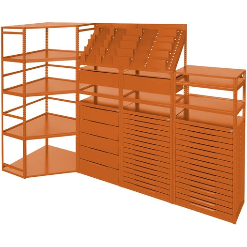 Berner BERA® 5 fiókos modul, 542,5 x M1000 mm – alsó elem