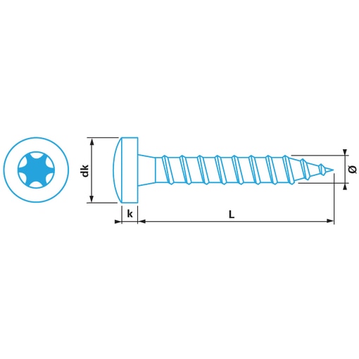 Berner Forgácslapcsavar EASYclassic