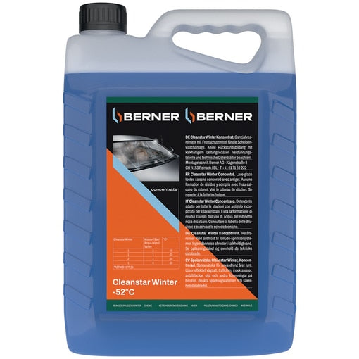 Berner Szélvédő tisztító koncentrátum Cleanstar Winter