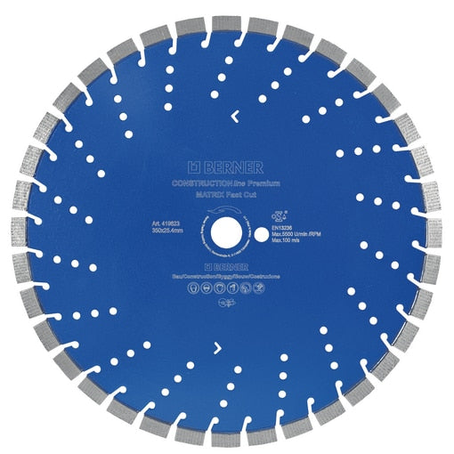 Berner Univerzális gyémánt vágókorong, Matrix Fast Cut CONSTRUCTIONline Premium