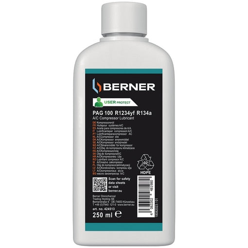 Berner PAG 46 R1234YF R134a olaj