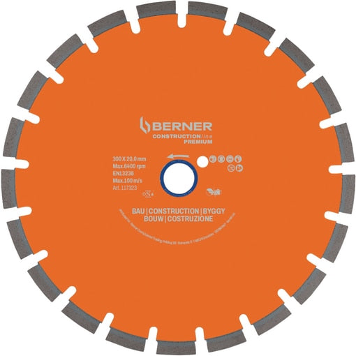 Berner Gyémánt vágókorong betonhoz CONSTRUCTIONline Premium