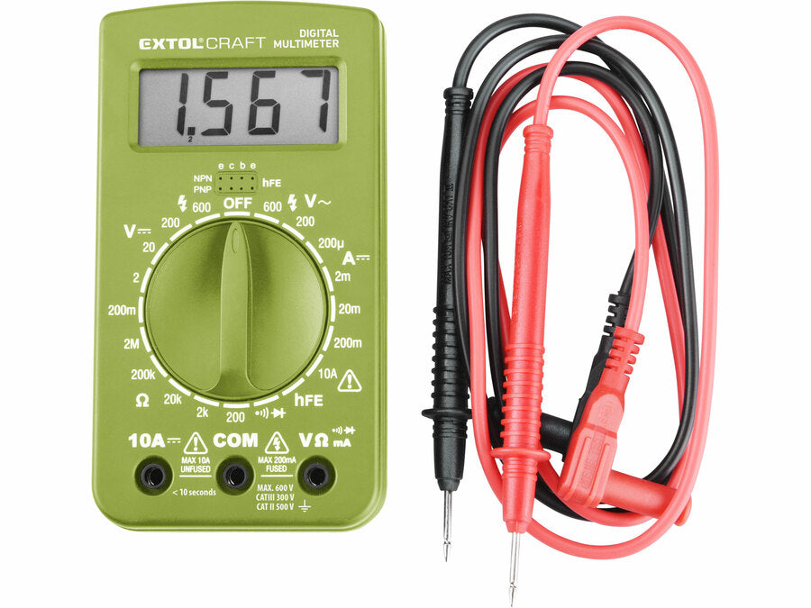 Extol Digitális multiméter (Amper/Volt/Ohm)
