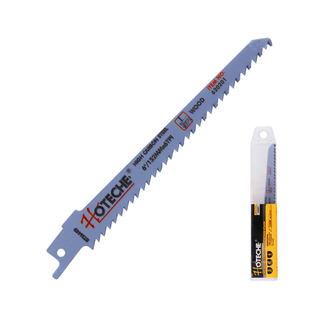 Orrfűrészlap készlet 152mm 5 részes fához 6 TPI Hoteche