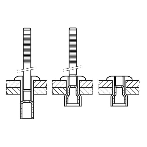 Berner Mega-Bolt popszegecs