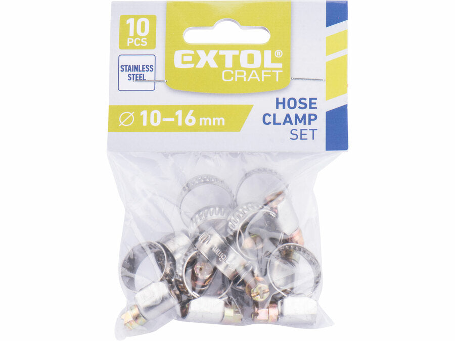 Extol Csőbilincs (awab), 10db-os kiszerelés, 10-16mm