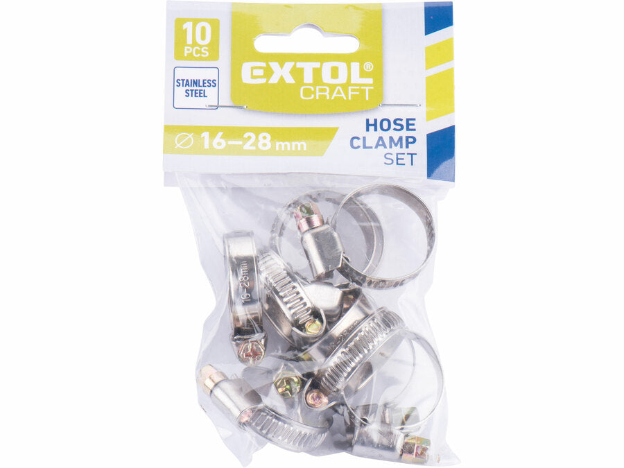 Extol Csőbilincs (awab), 10db-os kiszerelés, 16-28mm