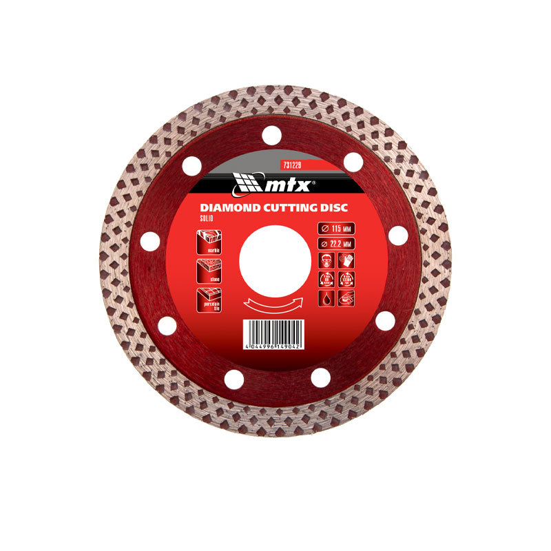 Gyémántkorong 115mm vékony MTX