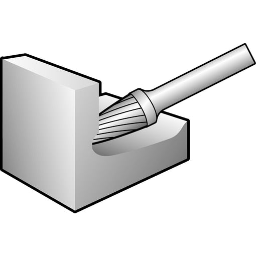 Berner Keményfém kúpos maró alumíniumhoz