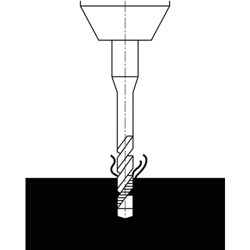 Berner Egyélű menetfúró, DIN 371
