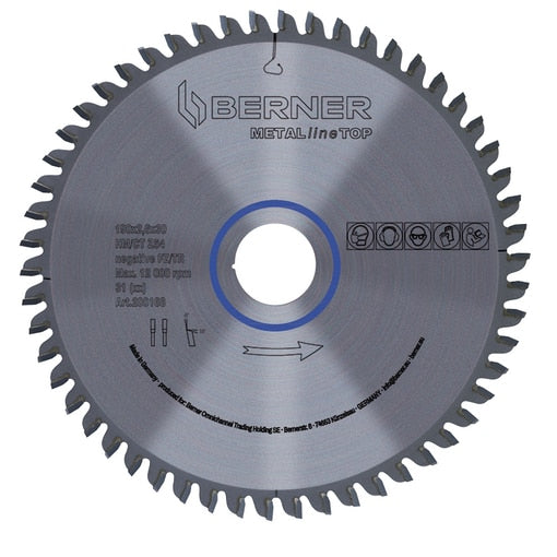 Berner Körfűrészlap nemvas fémekhez METALline Top