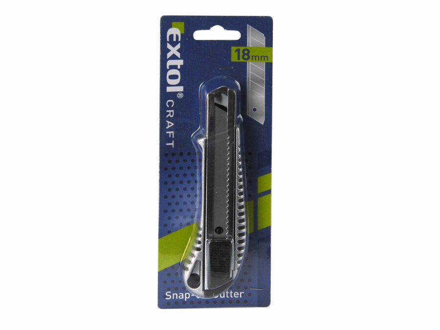 Extol Tapétavágó kés aluházas; 9mm, Auto-lock