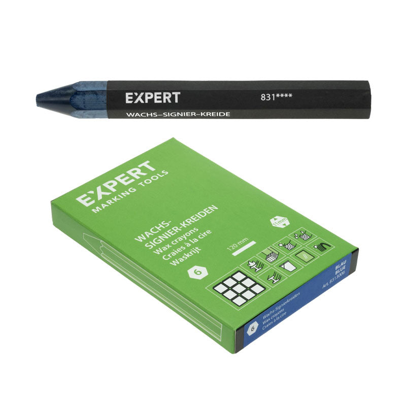 Zsírkréta kék hideg-meleg acél-fához Expert