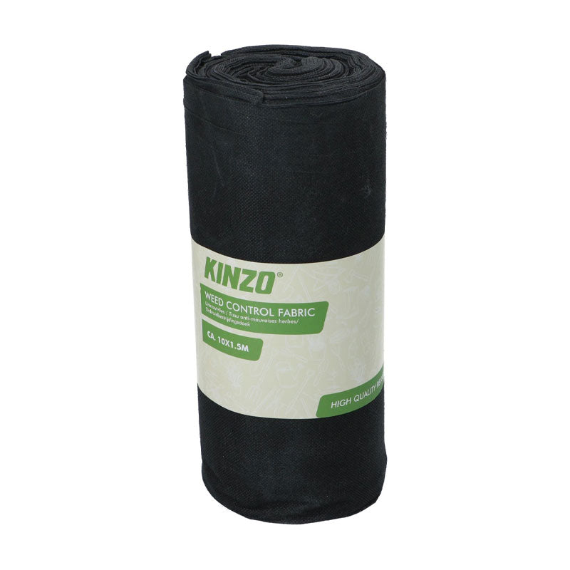 Gyomelfojtó fólia 1,5x8m 17gr/m2 fekete Kinzo