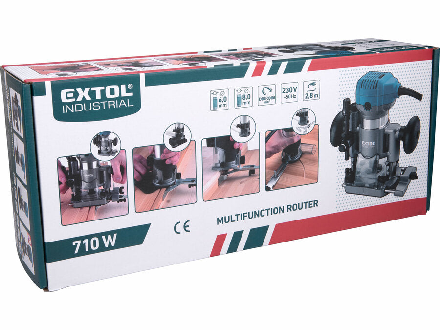 Extol Multifunkciós felsőmarógép, 710W