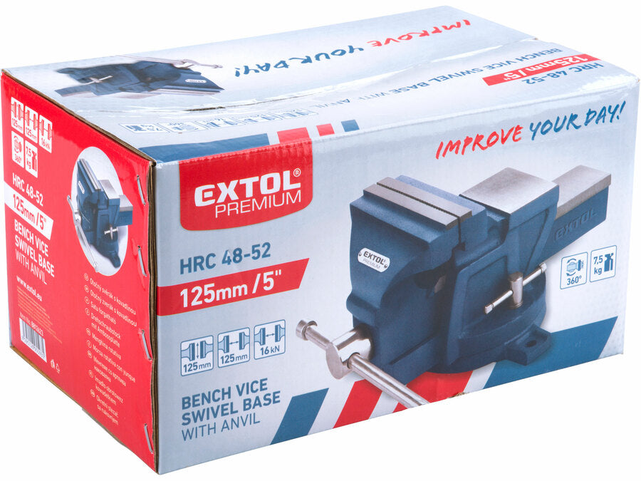 Extol Satu forgatható; 125 mm, 7,5 kg, max.befogás:125mm