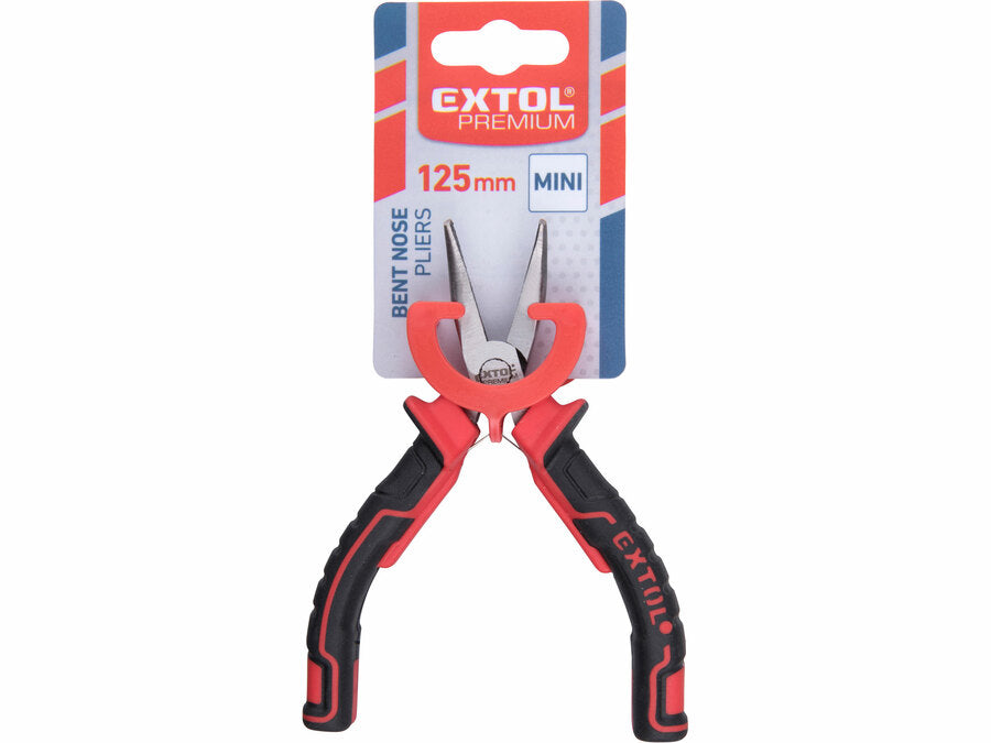 Extol Hajlított csőrű fogó, mini; 125 mm